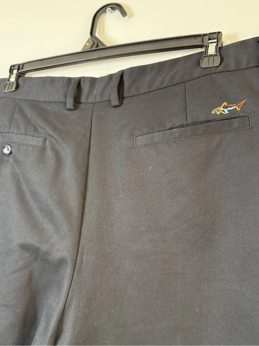 Greg Norman Tasso Elba Mens Black Golf Shorts Size 42 Performance